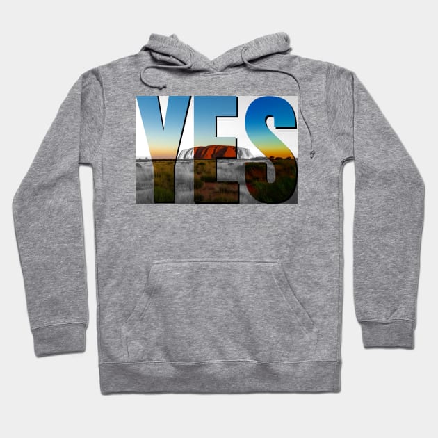 Vote YES to Indigenous Voice To Parliament Australia Hoodie by Distinct Designs NZ